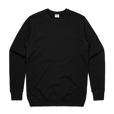The AS Colour Mens Premium Crew is a relaxed fit, heavyweight, 350gsm Cotton French Terry hoodie.  8 colours.  Great printed heavyweight AS Colour crew sweats.