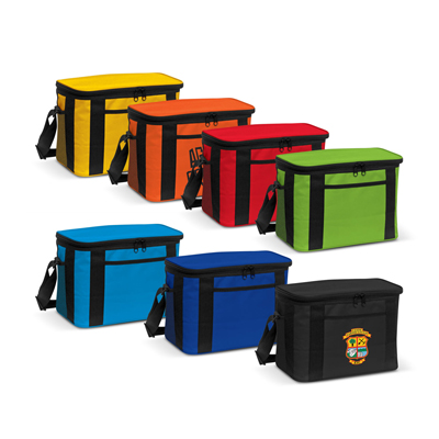 The Trends Collection Tundra Cooler Bag is a rugged medium size cooler bag.  External pockets.  In 7 colours.  Great branded corporate or event gift.