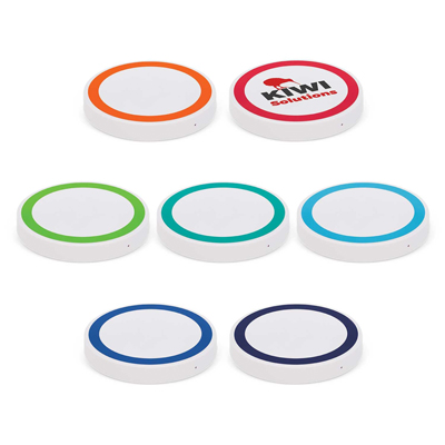 The Trends Collection Orbit Wireless Charger is a next generation 5 Watt wireless phone charger.  7 colours.  Great branded wireless chargers.