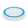 114085 Trends Collection Orbit Wireless Chargers White – White/Light Blue – Promotrenz
