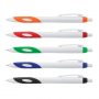 The Trends Collection Candy Pen is a new retractable plastic ball pen with soft grip. Blue ink. 5 colours. Great cost effective promotional pens.
