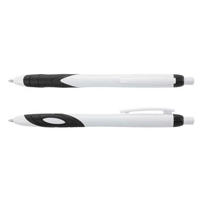 The Trends Collection Candy Pen is a new retractable plastic ball pen with soft grip. Blue ink. 5 colours. Great cost effective promotional pens.