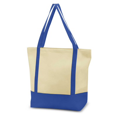 The Trends Collection Armada Tote Bag is a reusable two tone tote bag with fashionable natural look. 9 colours. Great branded tote bags.