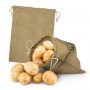 The Trends Collection Jute Produce Bag Large is a reusable jute bag with drawstring closure.  Natural.  Great branded natural fibre eco bags.