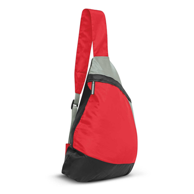 The Trends Collection Varsity Slinger Bag is a low cost slinger bag.  Water bottle carrier.  6 colours.  Great branded bag or promotional product.
