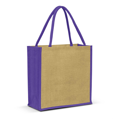 The Trends Collection Monza Jute Tote Bag is a smart laminated jute tote bag with padded cotton handles. 13 colours. Great branded bags & promotional products