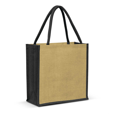 The Trends Collection Monza Jute Tote Bag is a smart laminated jute tote bag with padded cotton handles.  13 colours.  Great branded bags & promotional products