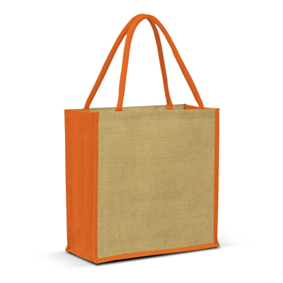 The Trends Collection Monza Jute Tote Bag is a smart laminated jute tote bag with padded cotton handles. 13 colours. Great branded bags & promotional products