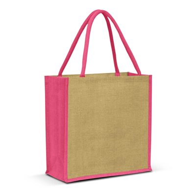 The Trends Collection Monza Jute Tote Bag is a smart laminated jute tote bag with padded cotton handles. 13 colours. Great branded bags & promotional products