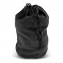 113672 Trends Collection Polar Fleece Drawstring Bag – Black