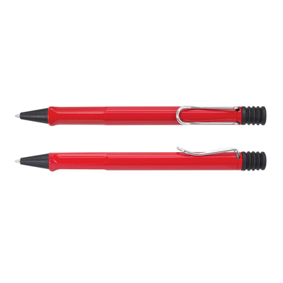 The Trends Collection Lamy Safari Pen is a classic ball pen made from polished plastic.  4 colours.  Printed in 1 position.  Great branded corporate pens.