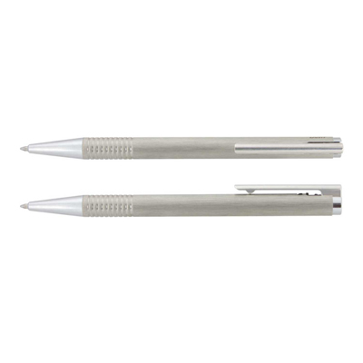 The Trends Collection Lamy Logo Pen - Brushed Steel is a timeless retractable ball pen made from stainless steel.  Print or laser engrave.  Great corporate pens.
