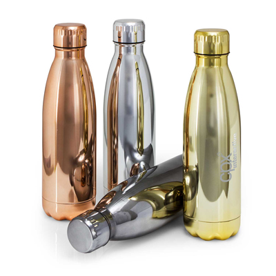 The Trends Collection Mirage Luxe Vacuum Bottle is a premium quality 500ml vacuum stainless steel bottle.  4 colours.  Great branded bottles.
