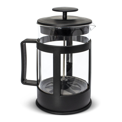 The Trends Collection Crema Coffee Plunger is a large 850ml coffee plunger.  In White or Black. Great branded coffee promotional products.