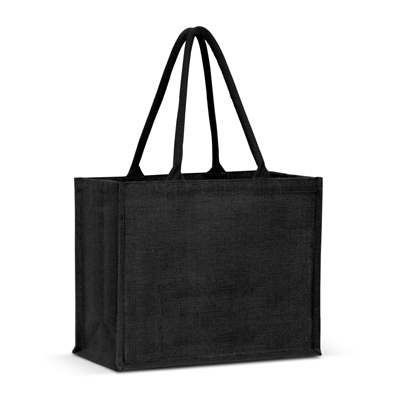 The Trends Collection Torino Jute Shopping Bag is an extra wide laminated jute tote bag.  3 colours available.  Great branded bags & promotional products.