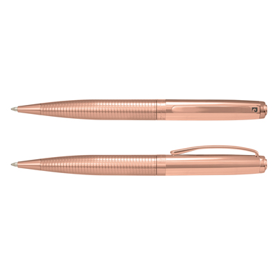 The Trends Collection Pierre Cardin Lyon Pen is a sophisticated brass ball pen. 4 colours. Engraved or printed. Great branded custom corporate pens.