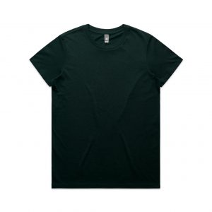 The AS Colour Maple Tee is a regular fit, crew neck, mid weight women's tee. 30 colours. 100% cotton. XS - 2XL. Great women's cotton tees.