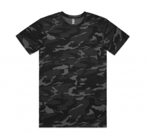 The AS Colour Staple Camo Tee is from our best selling Staple tee in camo colours!  Sizes S - 3XL.  100% Cotton. Great camouflage tees and great AS Colour apparel.