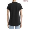 790L Anvil Womens Black Tee – Black