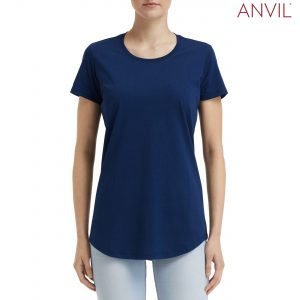 The Anvil Womens Black Tee is a 183gm unisex cotton tee. Available in 10 colours and in sizes XS - 2XL. Can be branded. Great option for branded tees.