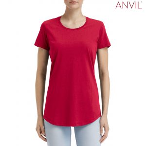 The Anvil Womens Black Tee is a 183gm unisex cotton tee. Available in 10 colours and in sizes XS - 2XL. Can be branded. Great option for branded tees.
