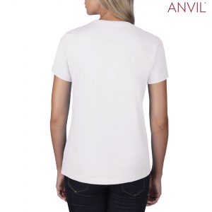 The Anvil Womens Black Tee is a 183gm unisex cotton tee. Available in 10 colours and in sizes XS - 2XL. Can be branded. Great option for branded tees.