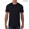 790 Anvil Adult Black Tee – Black