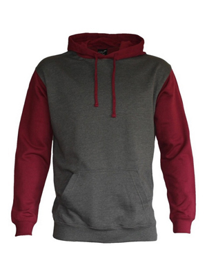The Cloke Contrast Pullover Hoodie is a 280gsm, 50% cotton 50% polyester pullover hoodie.  Available in 4 colours.  XXS - 3XL.  Great two tone branded hoodies.