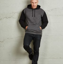 The Cloke Wanderlust Contrast Hoodie is a 280gsm, 50% cotton 50% polyester pullover hoodie. XXS - 3XL. Great 2 tone branded hoodies