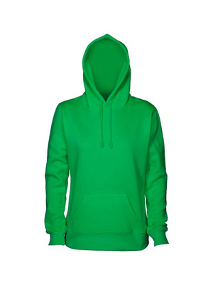 The Cloke Womens 300 Pullover Hoodie is a 280GSM poly/cotton pullover hoodie. Available in 6 colours. Sizes 8 - 18. Great branded womens hoodies.