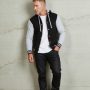 The Aurora Hooded Letterman is a 280gsm poly/cotton garment.  Available in Black.  Sizes XS - 3XL.  Great branded Lettermans from Aurora Clothing.