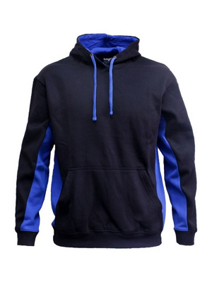 The Aurora Sports Matchpace Hoodie is a 280gsm poly/cotton pullover hoodie.  Two Toned.  Available in 9 colour combinations.  Sizes XS - 5XL.  Great branded sports hoodie.