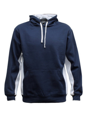 The Aurora Sports Matchpace Hoodie is a 280gsm poly/cotton pullover hoodie.  Two Toned.  Available in 9 colour combinations.  Sizes XS - 5XL.  Great branded sports hoodie.