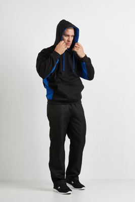 The Aurora Sports Matchpace Hoodie is a 280gsm poly/cotton pullover hoodie.  Two Toned.  Available in 9 colour combinations.  Sizes XS - 5XL.  Great branded sports hoodie.