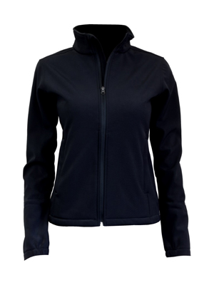 The Aurora Womens 3K Softshell Jacket is water resistant, breathable and wind blocking. Available in Black and Navy. Sizes 8 -22. Great branded apparel.
