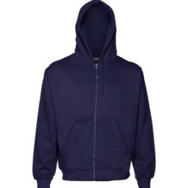 The Cloke 300 Zip Hoodie is a 300gsm poly/cotton full zip kids sized hoodie.  Available in Black & Navy.  Sizes 6 - 14.  Great kids branded hoodie.