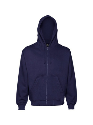 The Cloke 300 Zip Hoodie is a 300gsm poly/cotton full zip kids sized hoodie.  Available in Black & Navy.  Sizes 6 - 14.  Great kids branded hoodie.