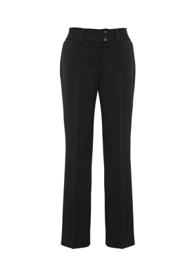 The Biz Collection Ladies Eve Perfect Pant is a flattering, ladies stretchy pant. Available in Black or Navy. Sizes 10 - 26.