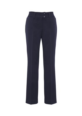 The Biz Collection Ladies Eve Perfect Pant is a flattering, ladies stretchy pant. Available in Black or Navy. Sizes 10 - 26.