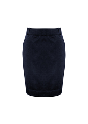 The Biz Collection Ladies Detroit Flexi-Band Skirt is 68% polyester/35% viscose skirt with pockets. Available in 2 colours. Sizes 4 - 26.