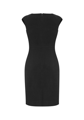 The Biz Collection Ladies Audrey Dress is a machine washable, classic style, comfortable dress. Available in Black and Navy. Sizes 4 - 20.