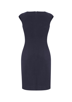 The Biz Collection Ladies Audrey Dress is a machine washable, classic style, comfortable dress. Available in Black and Navy. Sizes 4 - 20.
