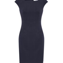 The Biz Collection Ladies Audrey Dress is a machine washable, classic style, comfortable dress. Available in Black and Navy. Sizes 4 - 20.
