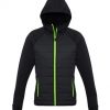 J515L Biz Collection Stealth Womens Hoodie Jacket – Black/Lime – Promotrenz