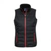 J616L Biz Collection Stealth Womens Vest – Black/Red – Promotrenz