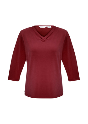 The Biz Collection Ladies Lana 3/4 Sleeve Top is a 95% polyester, v-neck, 3/4 sleeve ladies t-shirt. Available in 6 colours. Sizes 6 - 26.