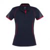 P405LS Biz Collection Ladies Razor Polo Navy/Red – Promotrenz