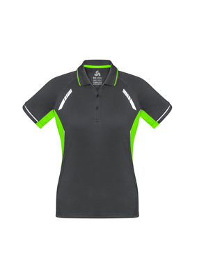 The Biz Collection Womens Renegade Polo Shirt is made from 100% Biz Cool material. 155 gsm. Contrast panels. 6 - 24. 14 colours. Great branded polos shirts and Biz Cool apparel