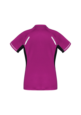 The Biz Collection Womens Renegade Polo Shirt is made from 100% Biz Cool material. 155 gsm. Contrast panels. 6 - 24. 14 colours. Great branded polos shirts and Biz Cool apparel