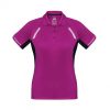 P700LS Biz Collection Womens Renegade Polo Magenta/Black – Promotrenz